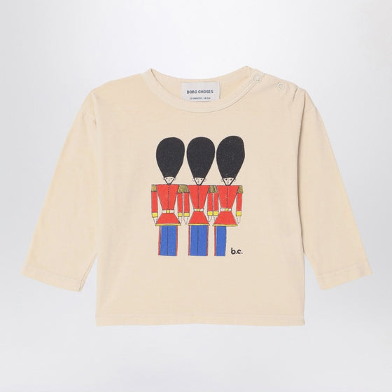 Bobo Choses Little Tin Soldiers ivory T-shirt