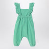 Bobo Choses Green corduroy sleepsuit