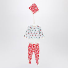  Bobo Choses Cherry three-piece set in cotton blend