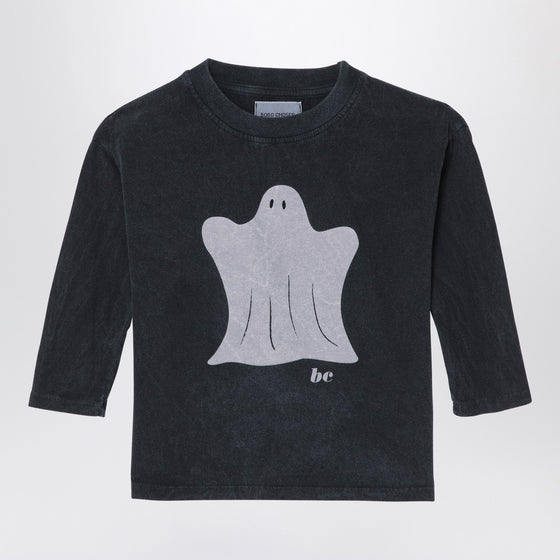 Bobo Choses Black washed jersey in organic cotton