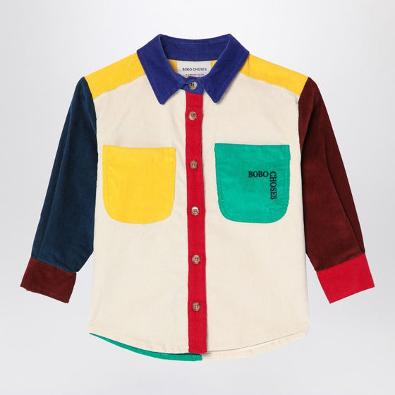 Bobo Choses Multicoloured corduroy shirt