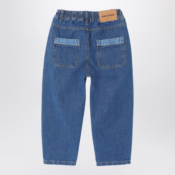 Bobo Choses Blue jeans Funny Face