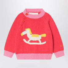  Bobo Choses Red cotton Rocking Horse sweater