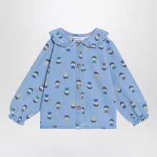  Bobo Choses Light blue denim shirt