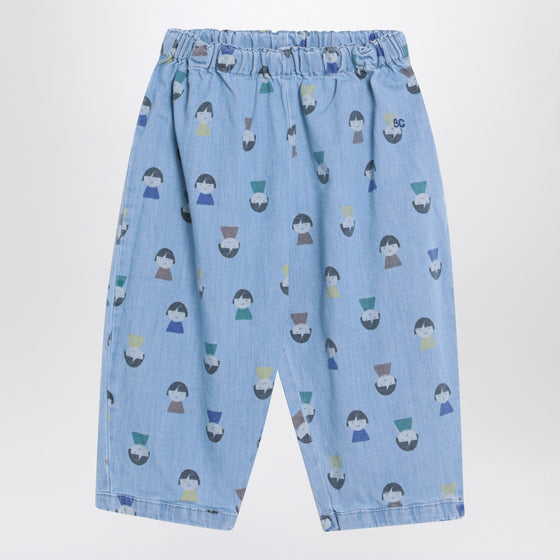 Bobo Choses Light blue denim trousers