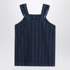 Bobo Choses Navy blue denim dress with train