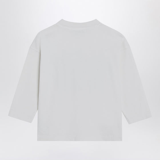 Bobo Choses White sweater with logo print