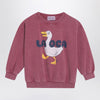 Bobo Choses Burgundy vintage-effect sweatshirt by La Oca