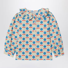  Bobo Choses Cotton blouse with geometric patterns