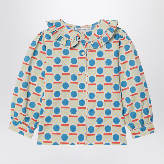 Bobo Choses Cotton blouse with geometric patterns