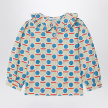  Bobo Choses Cotton blouse with geometric patterns