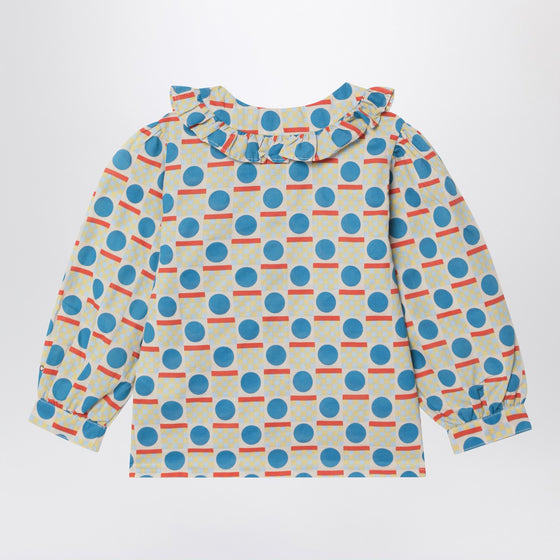 Bobo Choses Cotton blouse with geometric patterns