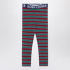 Bobo Choses Ribbed striped cotton leggings