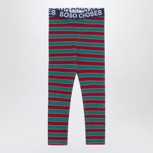  Bobo Choses Ribbed striped cotton leggings
