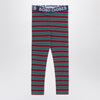 Bobo Choses Ribbed striped cotton leggings