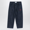 Bobo Choses Navy blue striped jeans