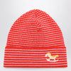 Bobo Choses Red/pink striped Rocking Horse beanie