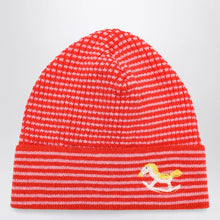  Bobo Choses Red/pink striped Rocking Horse beanie