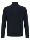 Ballantyne Classic Diamond Intarsia Zip Cardigan