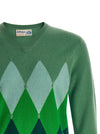 Ballantyne Classic Diamond Intarsia Sweater