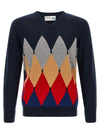Ballantyne Classic Diamond Intarsia Sweater