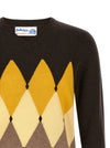 Ballantyne Classic Diamond Intarsia Sweater