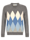 Ballantyne Classic Diamond Intarsia Sweater