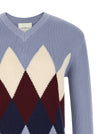 Ballantyne Argyle Pattern Sweater