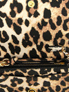 Ganni Leopard Print Card Holder