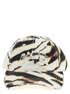 Ganni Animal Print Cap