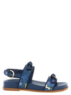 Alexandre Birman A. Birman X Agua Grosgrain Raffia Sport Sandals