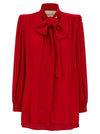 Valentino Garavani Silk Shirt With Bow