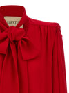 Valentino Garavani Silk Shirt With Bow