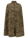 Valentino Garavani Cape In Animalier Cloth