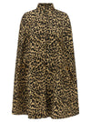 Valentino Garavani Cape In Animalier Cloth