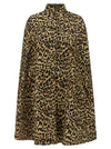 Valentino Garavani Cape In Animalier Cloth