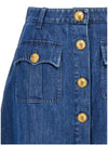Valentino Garavani Denim Skirt