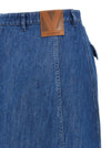 Valentino Garavani Denim Skirt