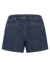 Valentino Garavani Chambray Denim Shorts