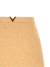 Valentino Garavani V Gold Skirt
