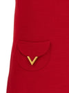 Valentino Garavani V Gold Dress