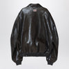 Acne Studios Leather bomber jacket