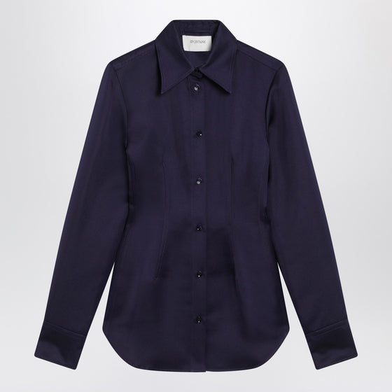 Sportmax Dark purple fitted shirt