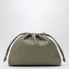 The Frankie Shop Morgan small faux leather pouch in sage