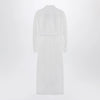 Max Mara White shirt dress in cotton twill