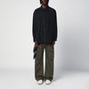 Destin Charcoal grey wool and cashmere overshirt