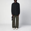 Destin Charcoal grey wool and cashmere overshirt