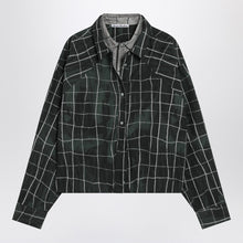  Acne Studios Layered check shirt