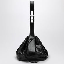  Givenchy Pumpkin medium bag in black cracked patent leather