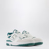 New Balance Low 550 white/green trainer